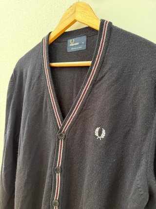 Cárdigan Fred Perry Azul Marino Talla M