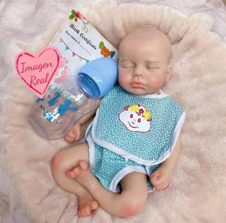 Muñeca reborn bebé silicona flexible