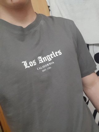 Camiseta Gris Los Angeles