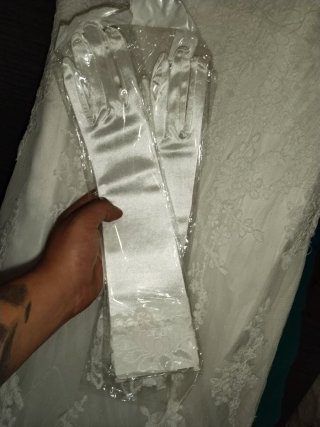 Guantes de Novia Largos de Satén
