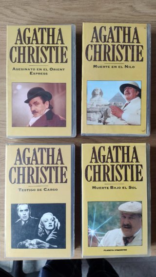 4 Películas VHS Agatha Christie