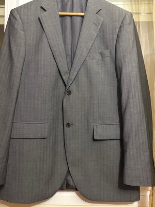 Traje Lana Caramelo Gris Talla 46/54