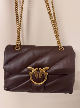 Borsa Pinko marrone