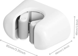 Soporte Escoba Pared Blanco