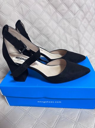 Zapatos Negros Mustang Talla 39