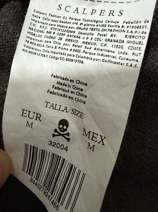 Cárdigan Scalpers Marrón Talla M