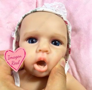 Muñeca reborn bebé silicona flexible