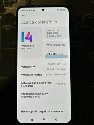 Xiaomi Redmi Note 11 Pro 128GB Azul