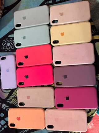 Fundas iPhone Apple Silicona Colores Variados