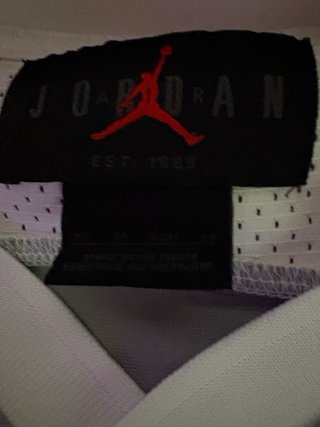 Camiseta Jordan 23 Plata y Blanco