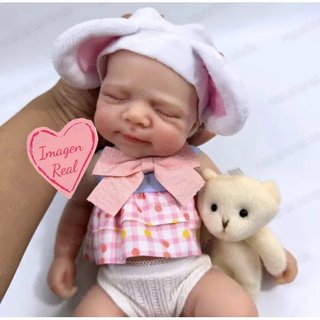 Muñeca reborn bebé silicona flexible