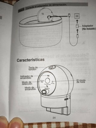 Manual de instrucciones fuente de agua