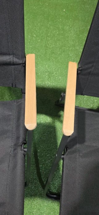 Sillas plegables camping tela y madera