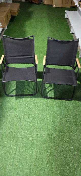 Sillas plegables camping tela y madera