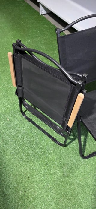 Sillas plegables camping tela y madera