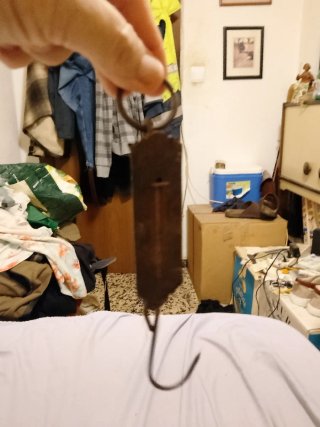 Báscula romana antigua siglo XIX