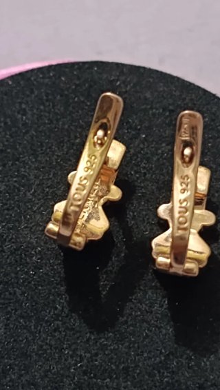 Pendientes Tous Plata Vermeil Osito