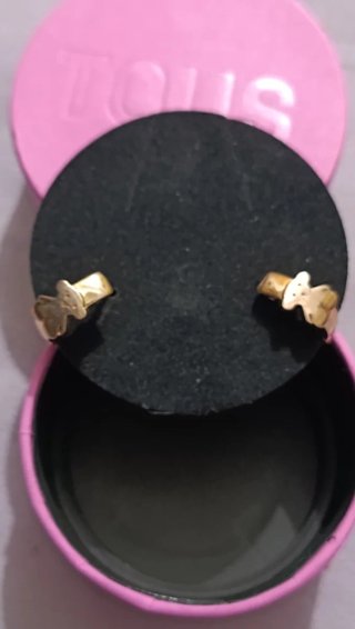 Pendientes Tous Plata Vermeil Osito