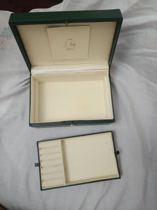 Caja joyero Omega verde