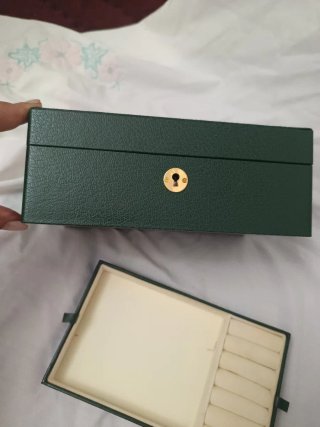 Caja joyero Omega verde