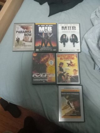 Lote 6 Películas DVD: MIB, Black Hawk Down