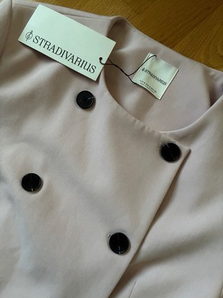 Blazer Stradivarius rosa palo
