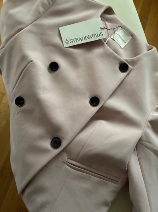 Blazer Stradivarius rosa palo