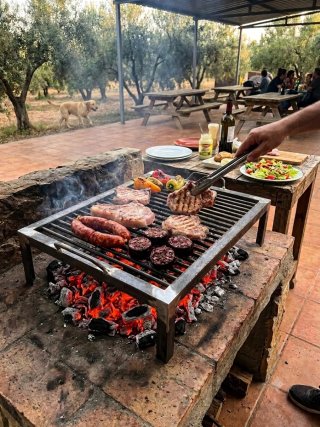 Parrilla Barbacoa / Chimenea Metal