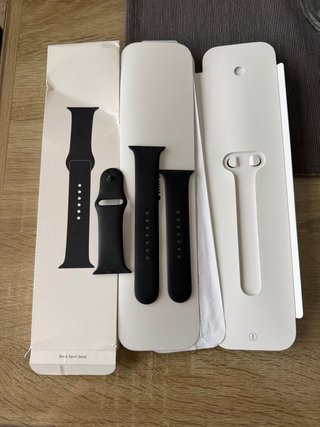 Correa Apple watch Negra 44mm Sport Band