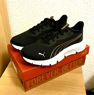 Puma Flexfocus Lite Tenis Correr Negro y rosa