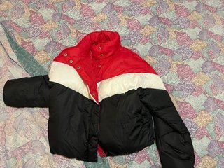 Chaqueta Acolchada Tricolor