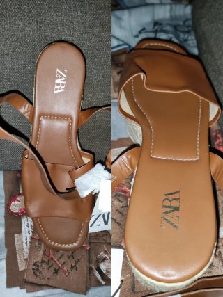 Sandalias 40 cuña Zara nuevas