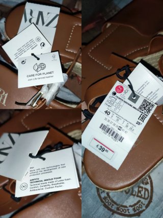 Sandalias 40 cuña Zara nuevas