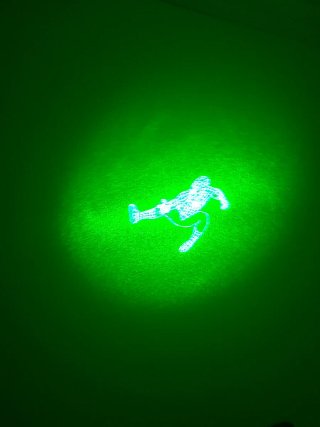 Puntero Láser Verde con Animaciones