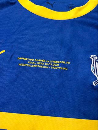 Camiseta Deportivo Alavés Final UEFA 2001 match