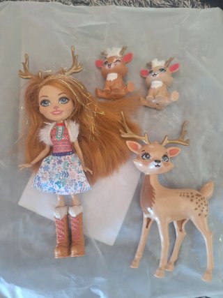 Lote Enchantimals Muñeca y Animales
