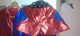 Disfraz Harley Quinn infantil 2 unidades,talla 7 a