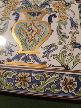 Mosaico Cerámica Tunez Estilo Andalusí Kharraz