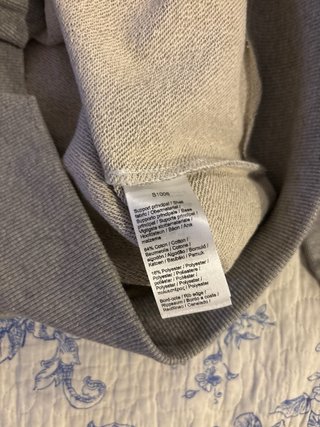 Sweater Lacoste Cinza Tamanho M