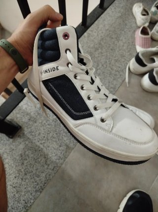 Botas Deportivas Inside Blancas y Azules