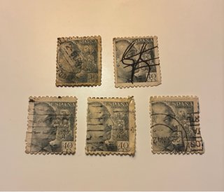 Sellos España Franco 1940-1954 usados