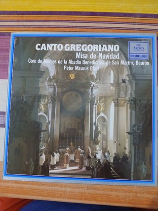 LP Canto Gregoriano: Misa de Navidad
