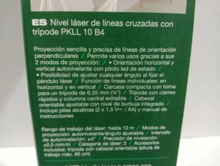 Nivel Laser PARKSIDE Líneas Cruzadas