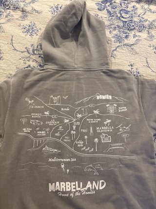 Hoodie Cinza Homiér Marbella Tamanho S