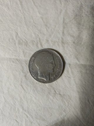 Moneda 20 Francos Plata Francia 1933