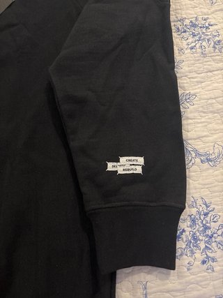 Hoodie Preta Create Destroy Rebuild