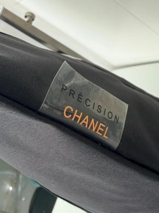 Borsa Tote Chanel Nero con Logo Bianco