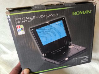 Reproductor DVD Portátil Boman con TDT