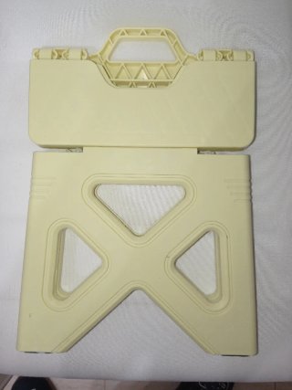 Taburete Plegable Beige