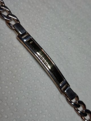 Esclava de Plata 925 y Oro 750